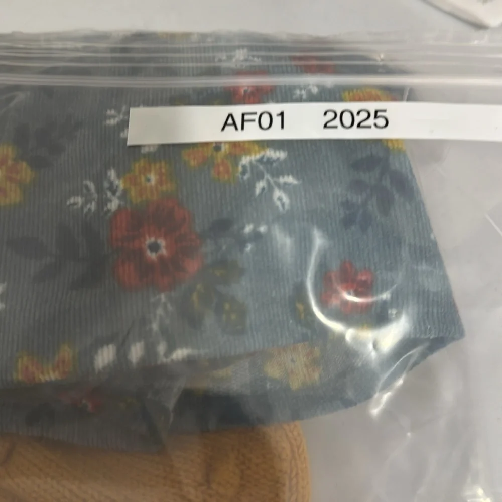 Cupcakes and Cashmere Mustard and Green Floral Lined Sweater Dress 0-3 Months